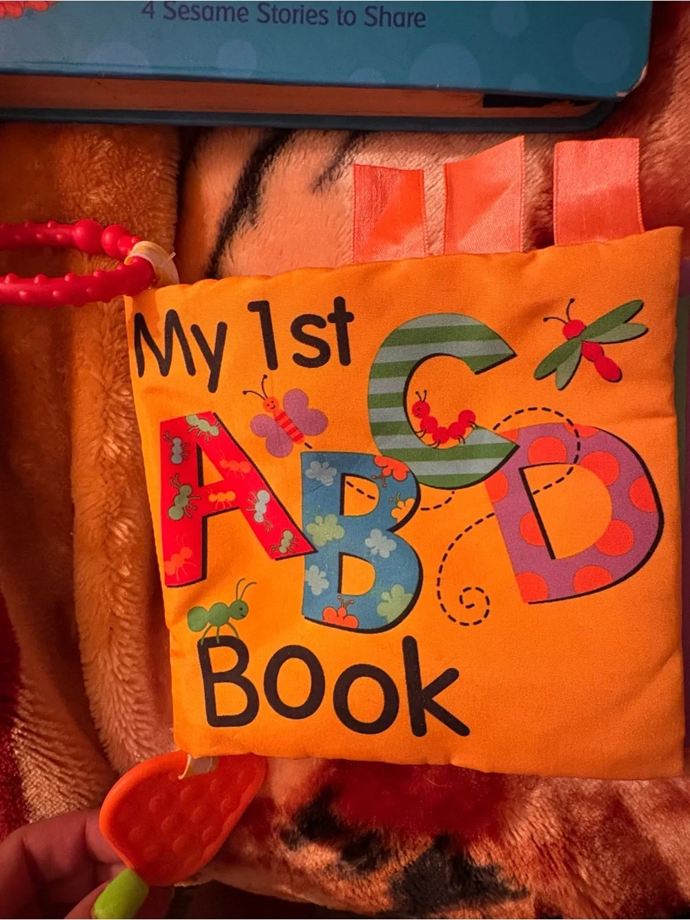 Sesame Street & Baby Learning Book Lot Elmo ABC Touch & Feel 4 Books